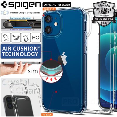Genuine SPIGEN Ultra Hybrid Air Cushion Bumper Hard Cover for Apple iPhone 12 mini (5.4-inch) Case