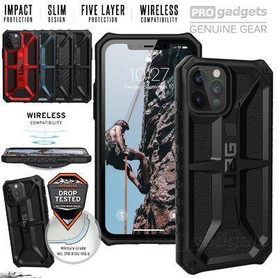 Genuine UAG MIL-STD Drop Tested Monarch Rugged Cover for Apple iPhone 12 / iPhone 12 Pro (6.1-inch) Case
