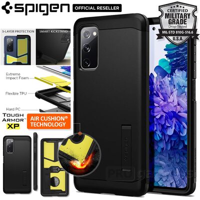 Genuine SPIGEN Tough Armor Heavy Duty Kickstand Cover for Samsung Galaxy S20 FE / 5G Case
