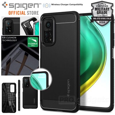 Genuine SPIGEN Rugged Armor Shockproof Soft Cover for Xiaomi Mi 10T/10T Pro/Redmi K30S/5G Case