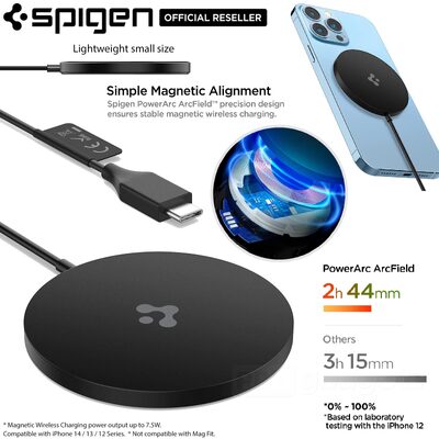 SPIGEN ArcField PF2009 Magnetic Wireless Charger (MagFit) for MagSafe / iPhone