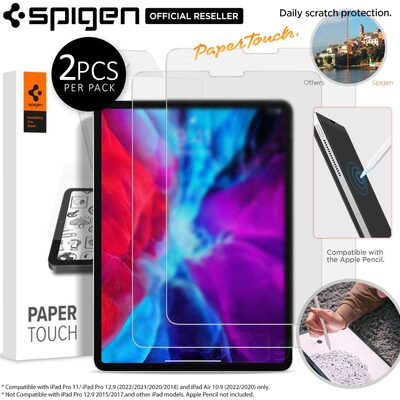 Spigen Paper Touch Screen Protector for iPad Pro 12.9-inch 2021/2020/2018