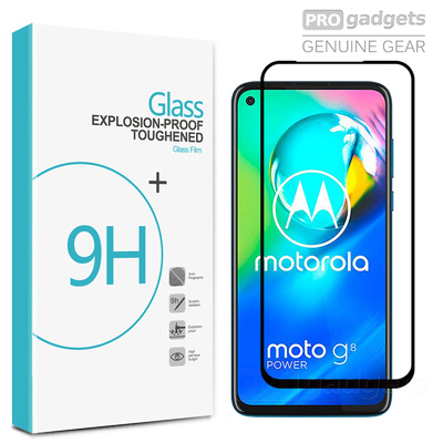 Full Cover Tempered Glass Screen Protector for Moto G8 Power 