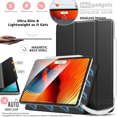 MOKO Magnetic Smart Folio Case for iPad Pro 12.9 (2022/2021)