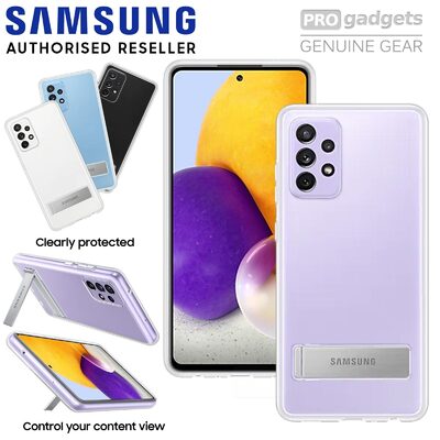 SAMSUNG Clear Standing Case for Galaxy A72
