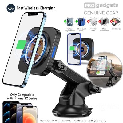 ESR HaloLock Dashboard Wireless Car Charger for iPhone 12/12 Pro/12 Pro Max/13/13 Pro Max/13 mini