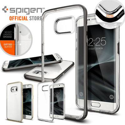 Galaxy S7 Edge Case, Genuine SPIGEN Neo Hybrid Crystal Bumper Cover for Samsung