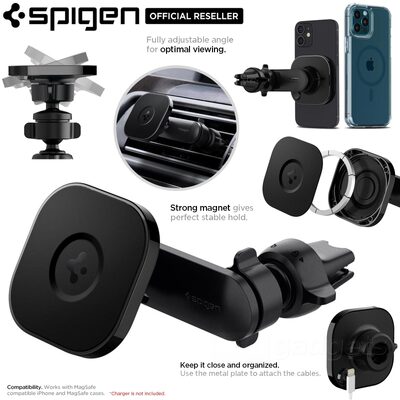 SPIGEN OneTap IM100VC Magnetic Car Mount Air Vent Holder (MagFit) for MagSafe / iPhone