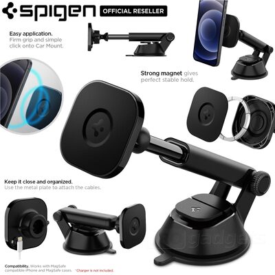 SPIGEN OneTap IM100DS Magnetic Car Mount Dashboard (MagFit) for MagSafe / iPhone
