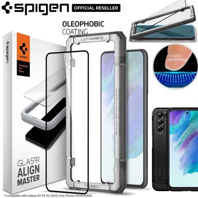 SPIGEN AlignMaster Full Cover Glass Screen Protector for Galaxy S21 FE /5G