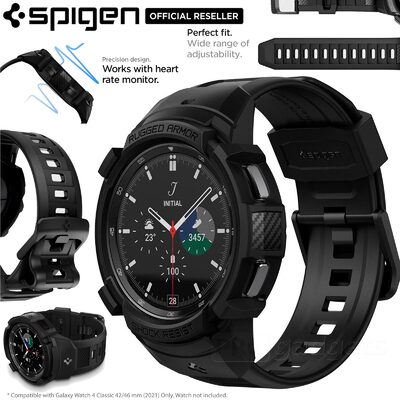 SPIGEN Rugged Armor Pro Case for Galaxy Watch 4 Classic 46mm