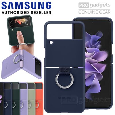 Samsung Silicone Case with Ring for Galaxy Z Flip 3