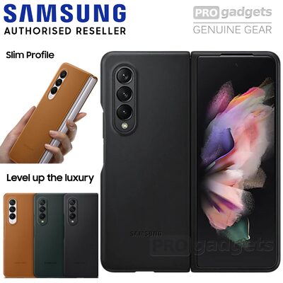 Samsung Leather Case for Galaxy Z Fold 3