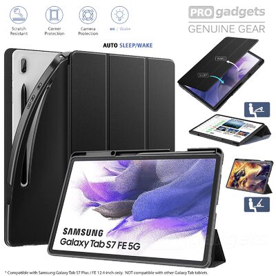 Moko Full Body Trifold Stand TPU Case for Galaxy Tab S7 FE/ Plus 12.4