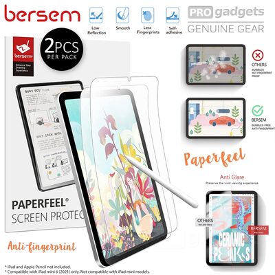 Bersem Paperlike Film Screen Protector for iPad mini 6 - 2pcs/pack