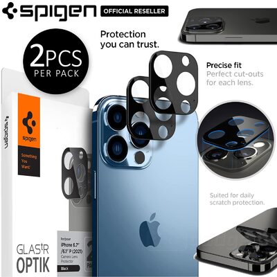 SPIGEN GLAS.tR Optik Lens Screen Protector 2PCS for iPhone 13 Pro / 13 Pro Max