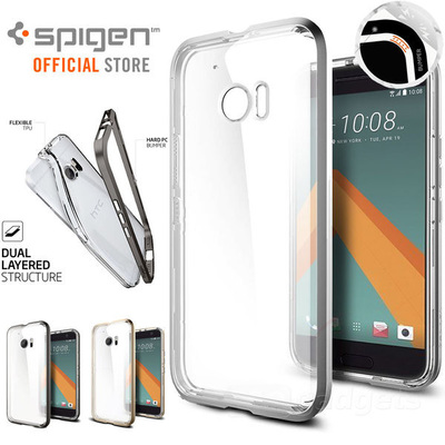 HTC 10 Case, Genuine SPIGEN Neo Hybrid Crystal Bumper Cover for HTC