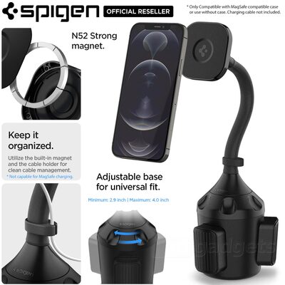 SPIGEN One Tap ITS68 MagSafe Cup Mount Holder for iPhone 13/ 12 Series