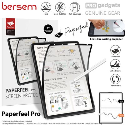 Bersem Paperlike Film Pro Screen Protector for iPad Pro 11 2021/ 2020/ 2018/ iPad Air 4