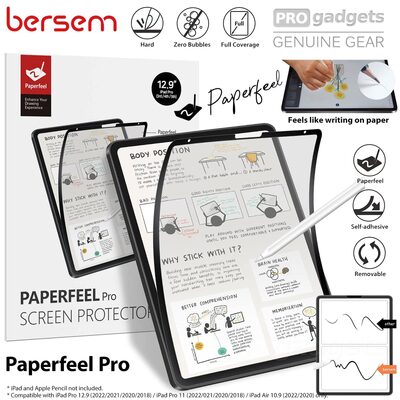 Bersem Paperfeel Pro Screen Protector for iPad Pro 12.9 2021 / 2020/ 2018