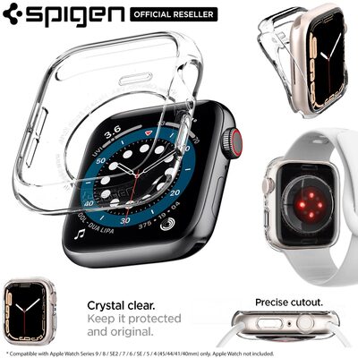SPIGEN Liquid Crystal Case for Apple Watch Series 9/8/SE2/7/6/SE/5/4 (41/40mm)