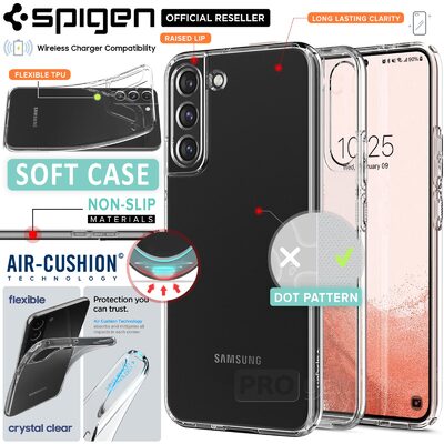 SPIGEN Liquid Crystal Case for Galaxy S22