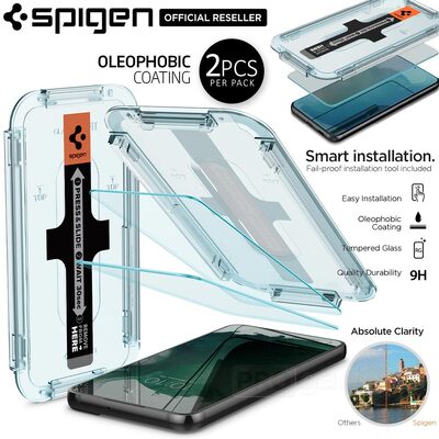 SPIGEN GLAS.tR EZ Fit Slim 2PCS Glass Screen Protector for Galaxy S22 Plus