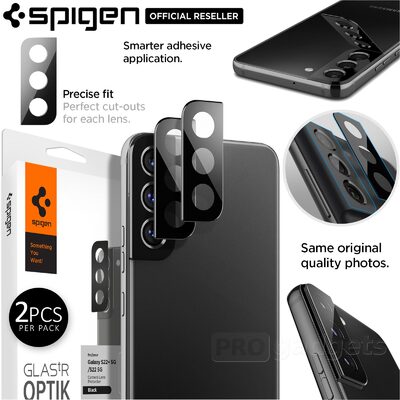 SPIGEN GLAS.tR Optik Lens 2PCS Camera Protector for Galaxy S22 / S22 Plus