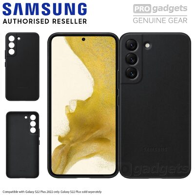 SAMSUNG Leather Back Case for Galaxy S22 Plus