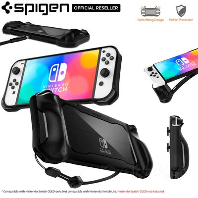For Nintendo Switch OLED Case SPIGEN Rugged Armor Back Cover