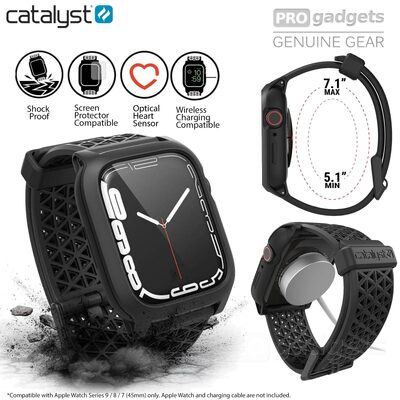 Catalyst Lifestyle Active Defence Case for Apple Watch Series 9/8/7 45mm