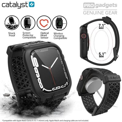Catalyst Lifestyle Active Defense Case for Apple Watch Series 7 45mm