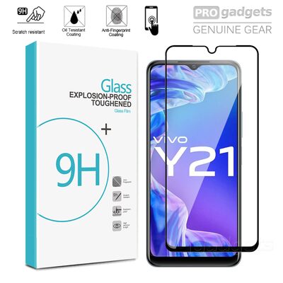 Full Cover Tempered Glass for Vivo Y21