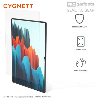 CYGNETT OpticShield Glass Screen Protector for Galaxy Tab S8 Ultra 14.6