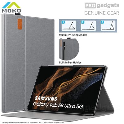 Moko Lightweight Portfolio Business Case for Galaxy Tab S8 Ultra 14.6
