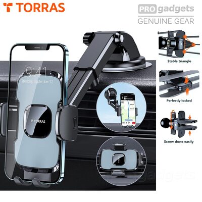 Torras Dashboard & Windshield Car Mount Holder