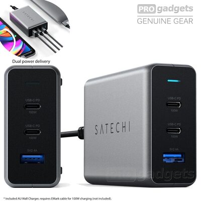 Satechi 100W USB-C PD GaN Compact Charger