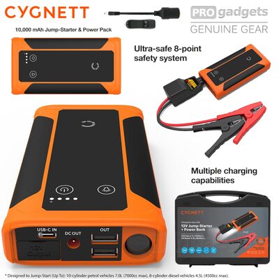 Cygnett 10000 mAh Jump-Starter & Power Pack