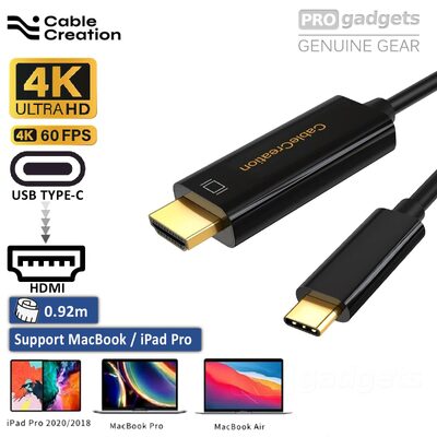 CableCreation 4k 60Hz USB C to HDMI Cable 0.92M