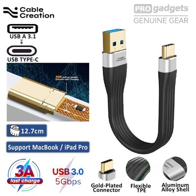 CableCreation USB A 3.1 to USB C Cable 12.7cm