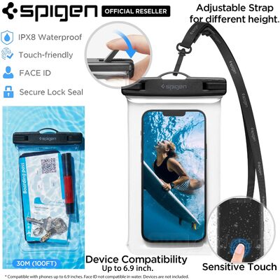 SPIGEN A601 Aqua Shield WaterProof Universal Phone Pouch Case