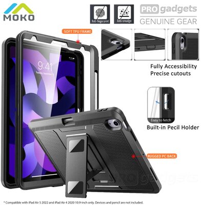 MOKO Full Body Rugged Stand Case for iPad Air 5 / 4