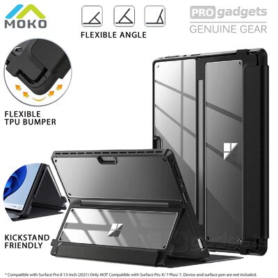 MOKO Transparent Shockproof Protective Case for Surface Pro 8 13-inch