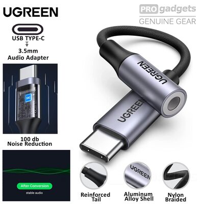 UGREEN USB C to 3.5mm AUX Female Audio DAC Chip Adapter Converter