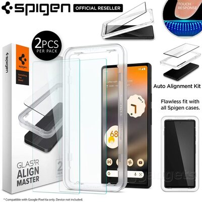 SPIGEN GLAS.tR AlignMaster 2PCS Glass Screen Protector for Google Pixel 6a