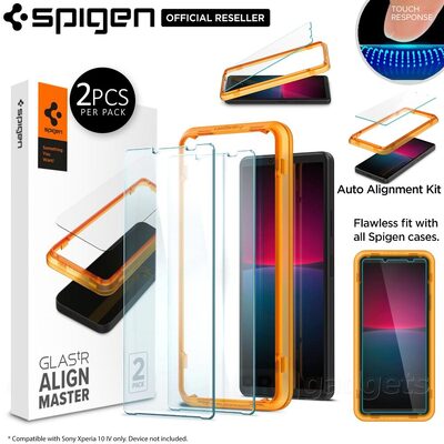 SPIGEN GLAS.tR AlignMaster 2PCS Glass Screen Protector Sony Xperia 10 IV
