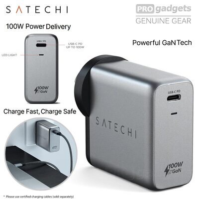 Satechi 100W USB-C PD GaN Wall Charger