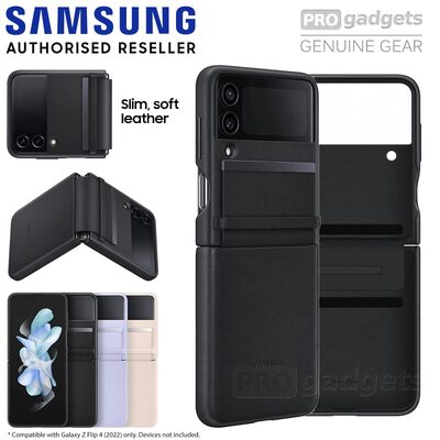Samsung Flap Leather Case for Galaxy Z Flip 4