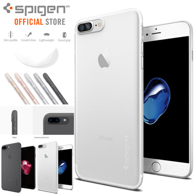 iPhone 7 Plus Case, Genuine SPIGEN Air Skin ULTRA-THIN Soft Cover for Apple