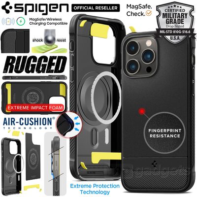 SPIGEN Rugged Armor Mag (MagFit) Case for iPhone 14 Pro Max